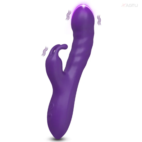 Vibromasseur Lapin Réaliste pour Femme – Stimulateur du Point G & Clitoris, 10 Modes de Vibration – Jouet Sexuel Adulte (18+) – Image 4
