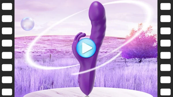 Vibromasseur Lapin Réaliste pour Femme – Stimulateur du Point G & Clitoris, 10 Modes de Vibration – Jouet Sexuel Adulte (18+) – Image 9