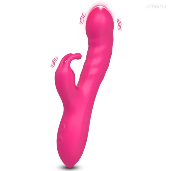 Vibromasseur Lapin Réaliste pour Femme – Stimulateur du Point G & Clitoris, 10 Modes de Vibration – Jouet Sexuel Adulte (18+) – Image 3