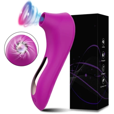 Vibromasseur silencieux à succion pour femmes – bien-être intime » : Clitoral Suction Vibrator – Air Pulse Stimulation, Silent, Waterproof & USB Rechargeable