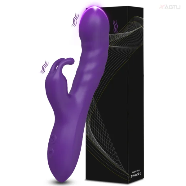 Vibromasseur Lapin Réaliste pour Femme – Stimulateur du Point G & Clitoris, 10 Modes de Vibration – Jouet Sexuel Adulte (18+) – Image 8