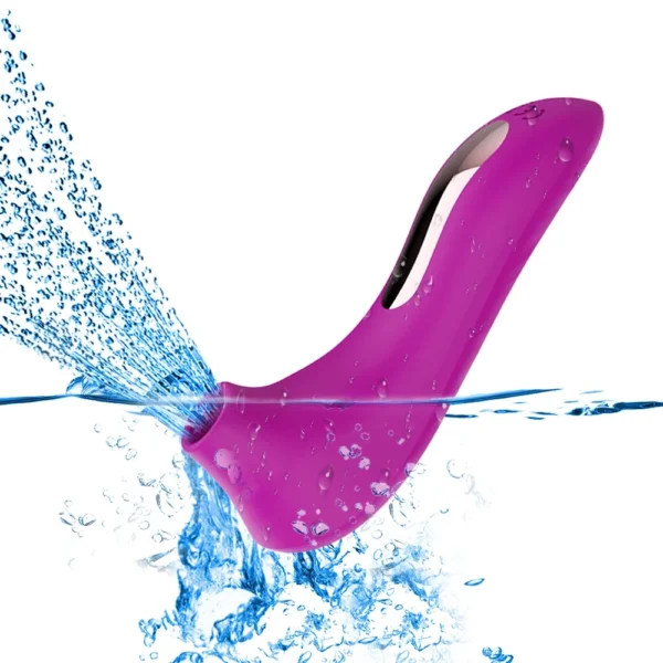 Vibromasseur silencieux à succion pour femmes – bien-être intime » : Clitoral Suction Vibrator – Air Pulse Stimulation, Silent, Waterproof & USB Rechargeable – Image 2