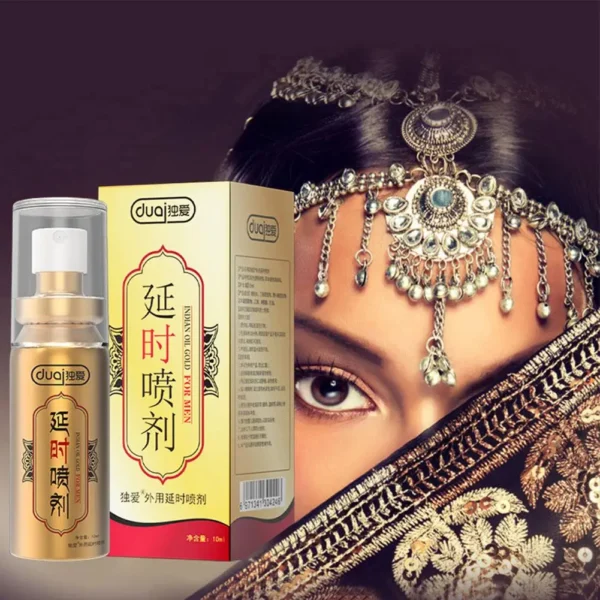 Spray Retardant Homme à l’Huile Indienne – Massage Intime, Contrôle de l’Éjaculation & Plaisir Prolongé – Pour Hommes & Femmes – Image 2
