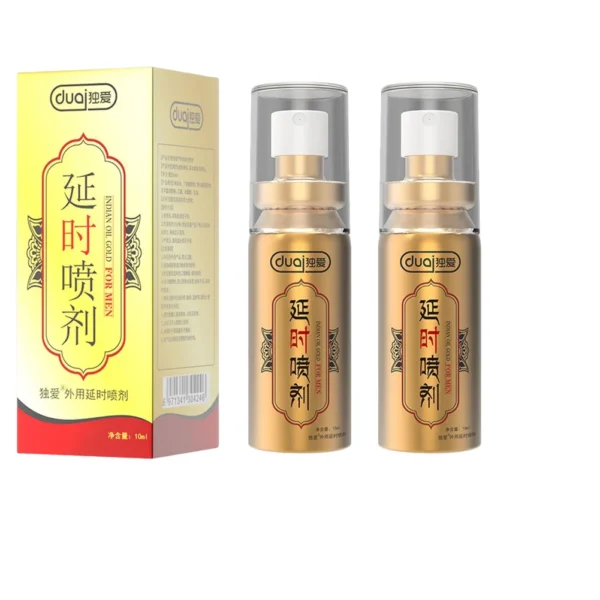 Spray Retardant Homme à l’Huile Indienne – Massage Intime, Contrôle de l’Éjaculation & Plaisir Prolongé – Pour Hommes & Femmes – Image 7