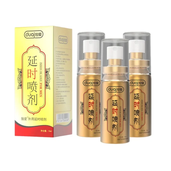 Spray Retardant Homme à l’Huile Indienne – Massage Intime, Contrôle de l’Éjaculation & Plaisir Prolongé – Pour Hommes & Femmes – Image 5