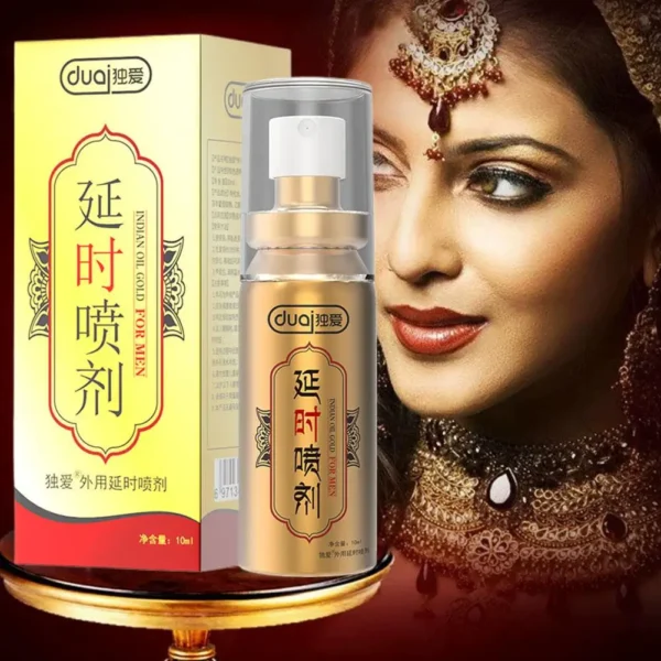 Spray Retardant Homme à l’Huile Indienne – Massage Intime, Contrôle de l’Éjaculation & Plaisir Prolongé – Pour Hommes & Femmes – Image 10