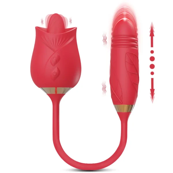 .  💖 Vibromasseur Femme 2 en 1 – Stimulateur Clitoridien & Mamelon – Mode Léchage et Vibration 🔥 Silicone Doux | Certifié CE – Image 17
