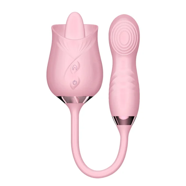 .  💖 Vibromasseur Femme 2 en 1 – Stimulateur Clitoridien & Mamelon – Mode Léchage et Vibration 🔥 Silicone Doux | Certifié CE – Image 24