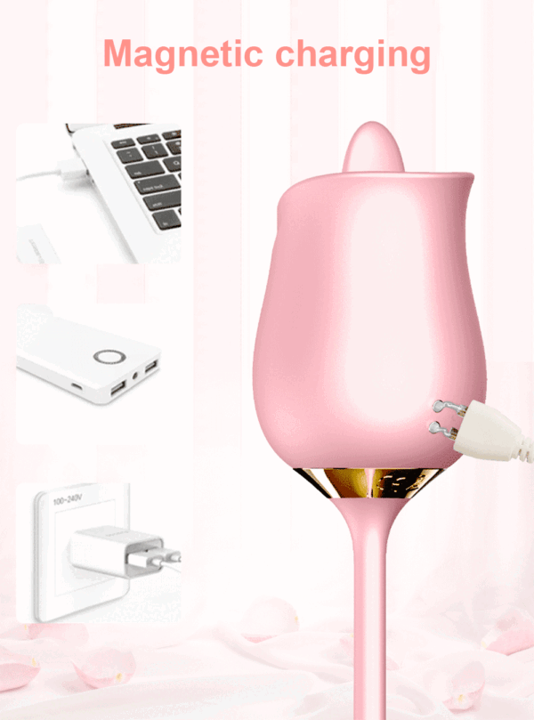.  💖 Vibromasseur Femme 2 en 1 – Stimulateur Clitoridien & Mamelon – Mode Léchage et Vibration 🔥 Silicone Doux | Certifié CE – Image 20