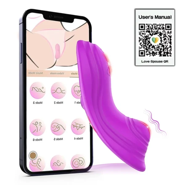 🔥 Vibromasseur Portable Femme 🎀 | Contrôle par Application 📱 | Stimulateur Clitoridien 💕 | Vibration Culotte Discrète 👙 | Sextoy Féminin Plaisir Adulte 💦 – Image 2